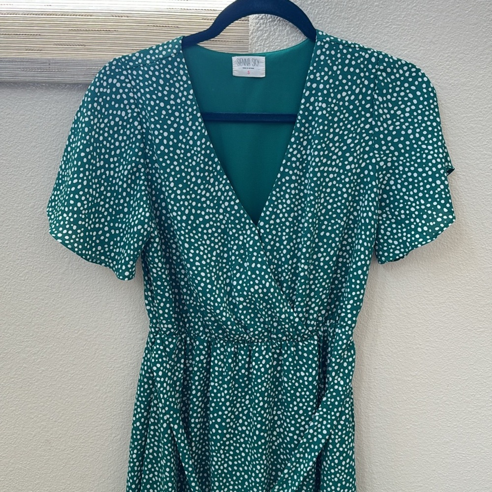 Sienna sky midi dress